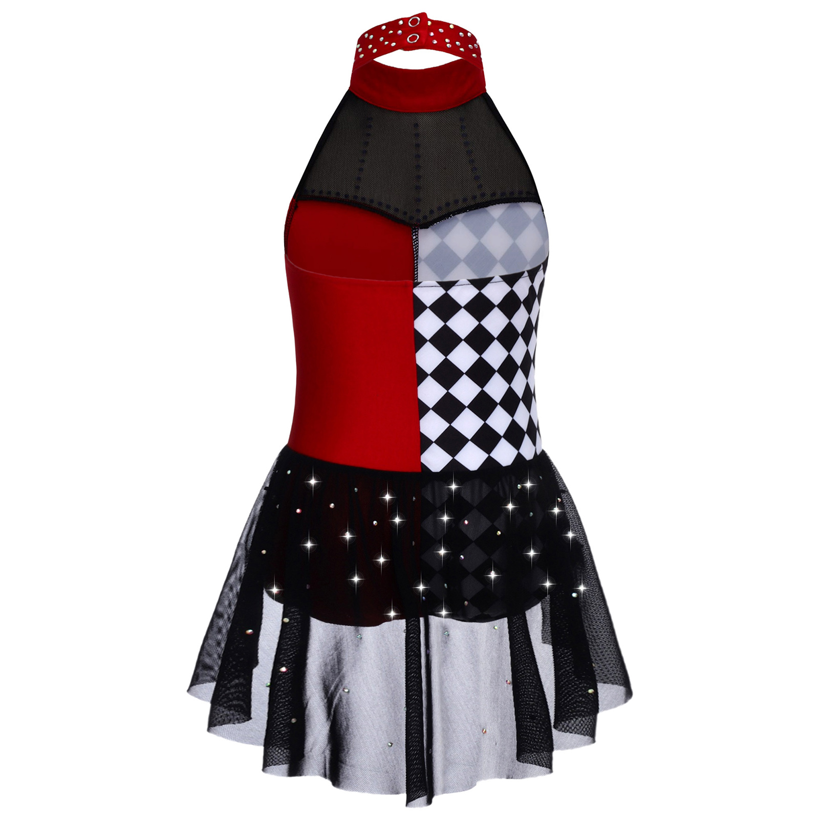 Kids Girls Ballet Dance Leotar - Rhinestone Banding Trim ulasan dan harga