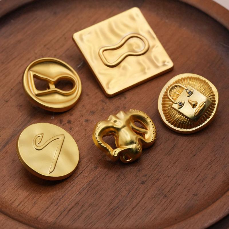 Vintage Metal Button Heart Sha - Craft Embellishments ulasan dan harga
