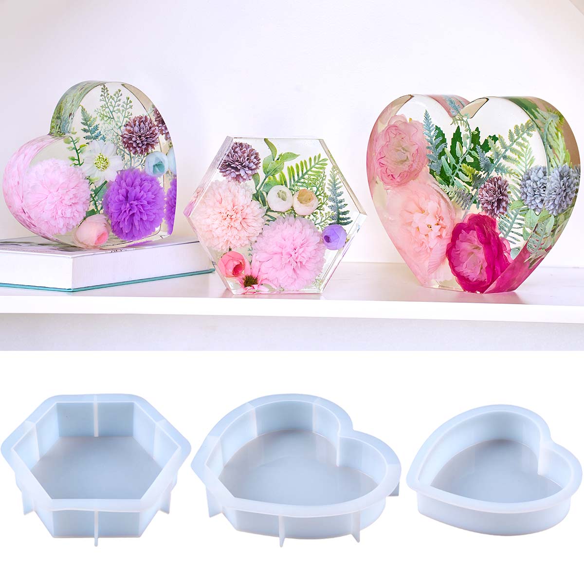 Large Love Silicone Mold DIY H - Embellishment Crafts ulasan dan harga