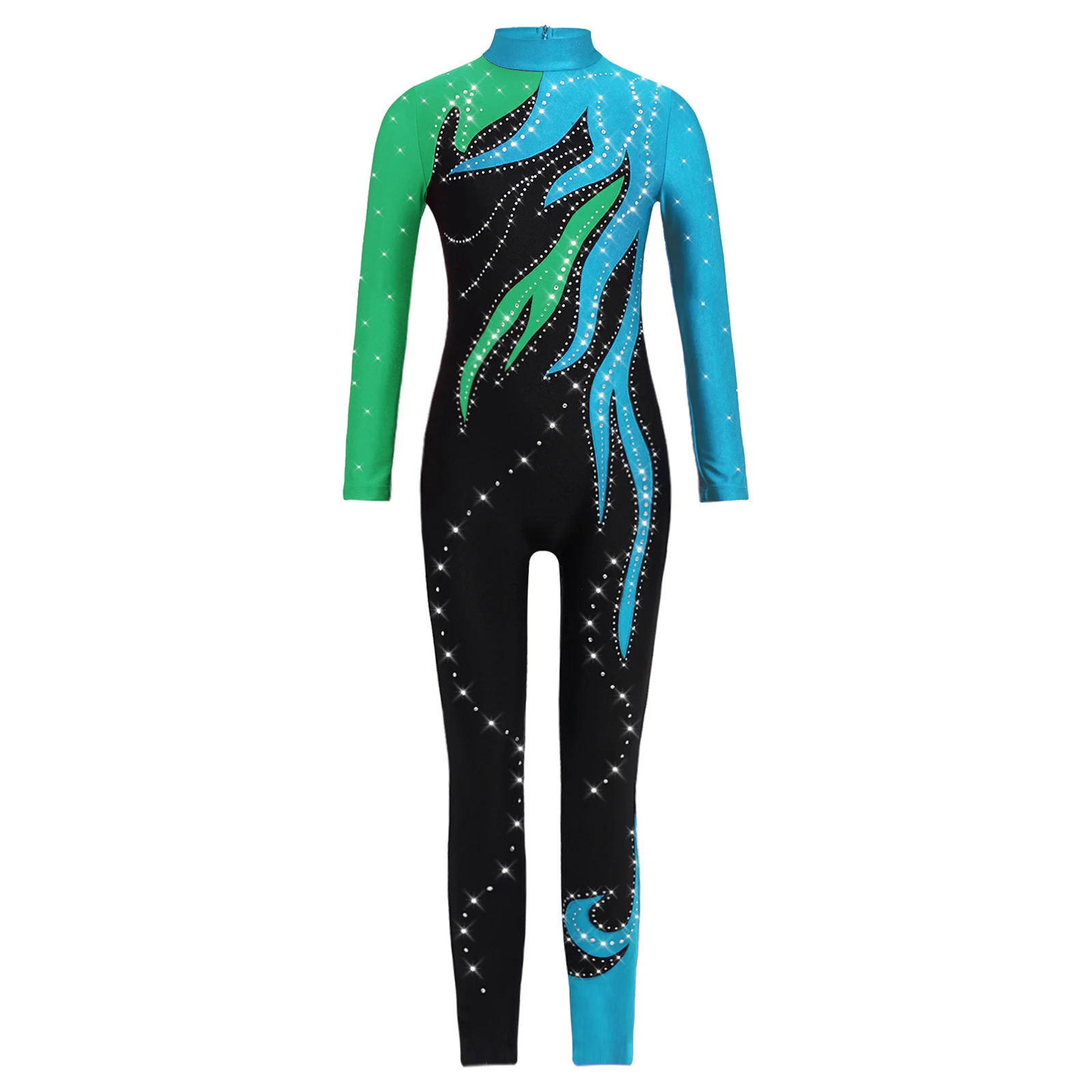Rhythmic Gymnastics Leotards F - Rhinestone Banding Trim ulasan dan harga