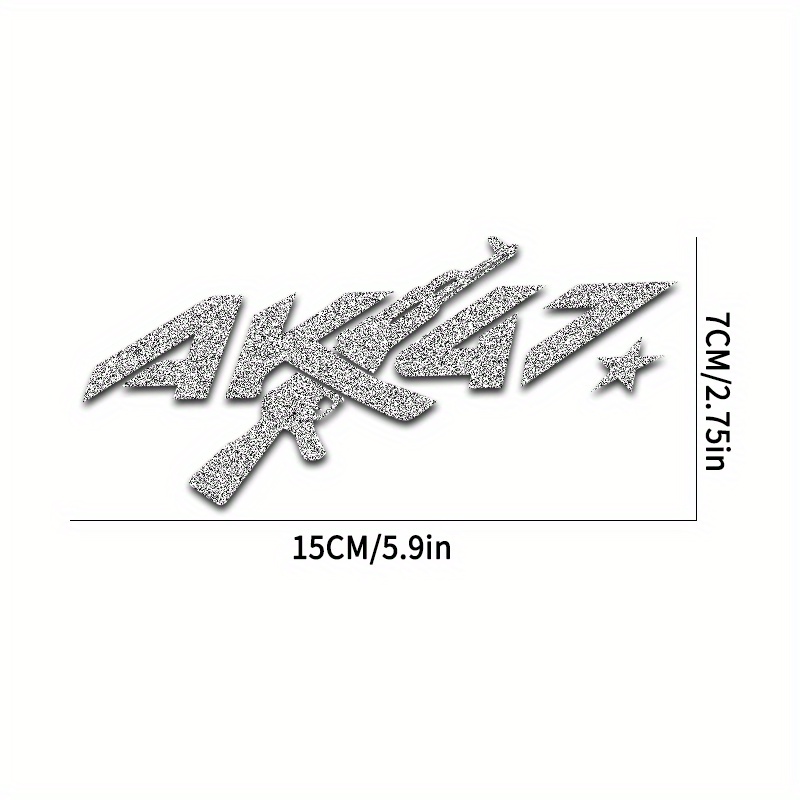 Imitation Diamond Glitter AK47 - Glitter Vinyl Roll ulasan dan harga
