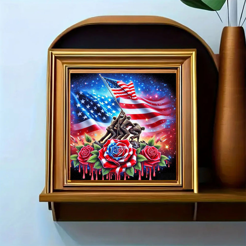 Warrior and Flower Pattern Dia - Embellishment Crafts ulasan dan harga