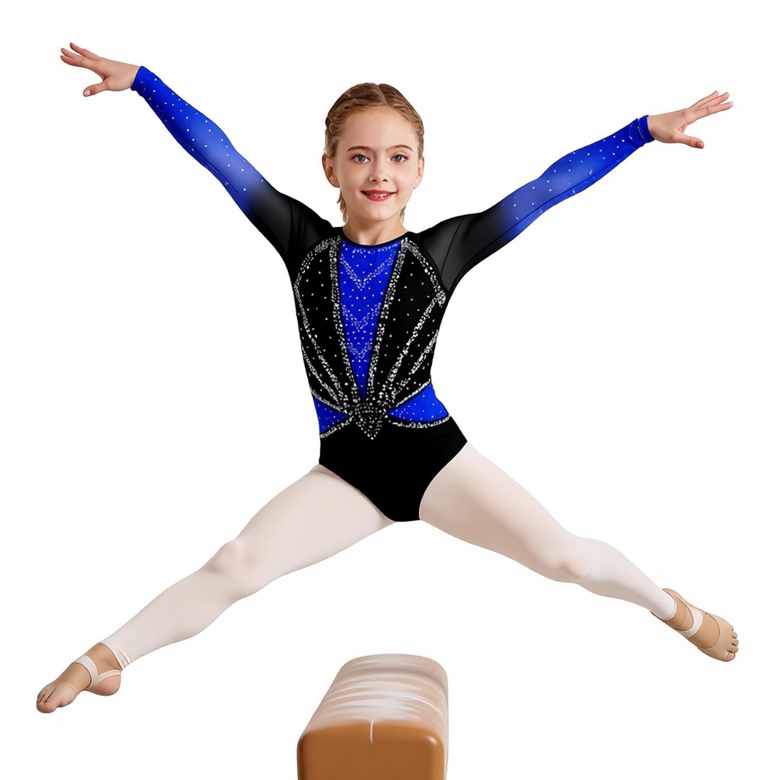 Kids Girls Rhythmic Gymnastics - Rhinestone Banding Trim ulasan dan harga