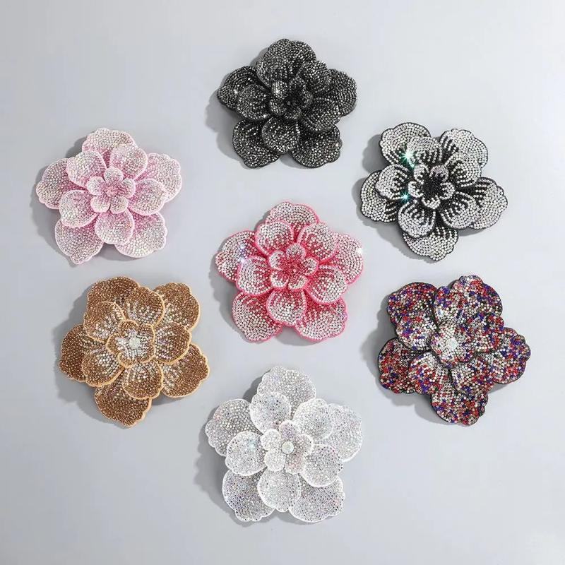 1pc Three-dimensional Camellia - Craft Embellishments ulasan dan harga