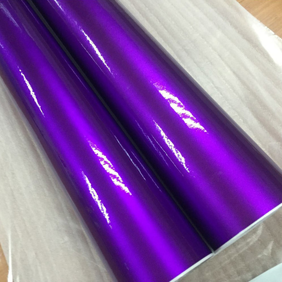 Premium Gloss Metal Candy Purp - Glitter Vinyl Roll ulasan dan harga