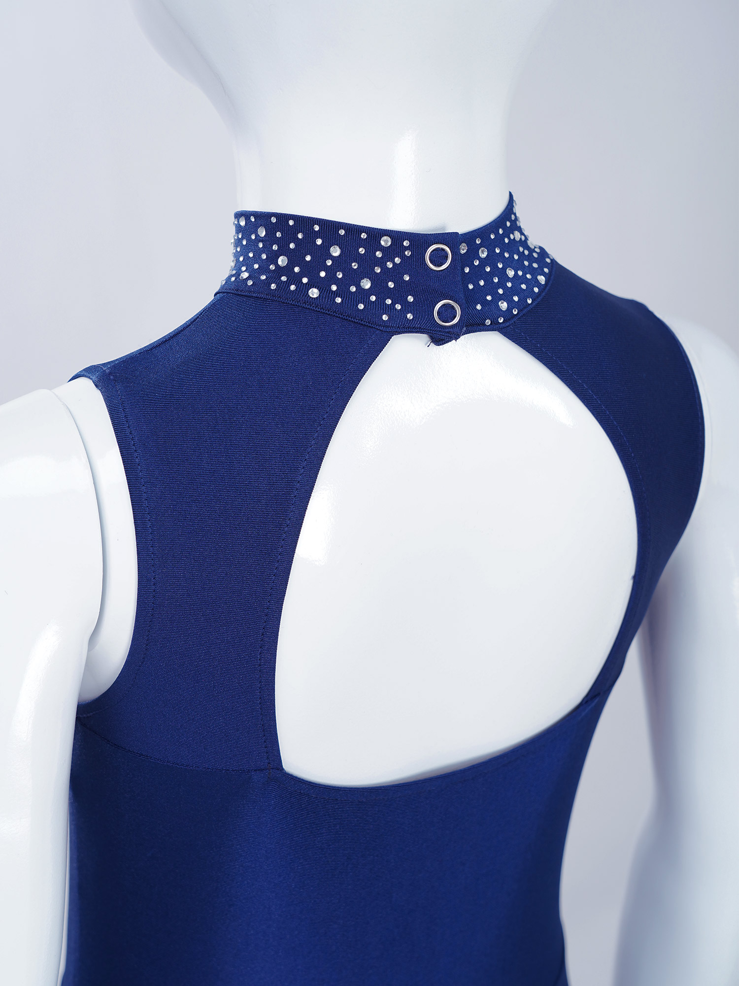 Kids Girls Sleeveless Gymnasti - Rhinestone Banding Trim ulasan dan harga