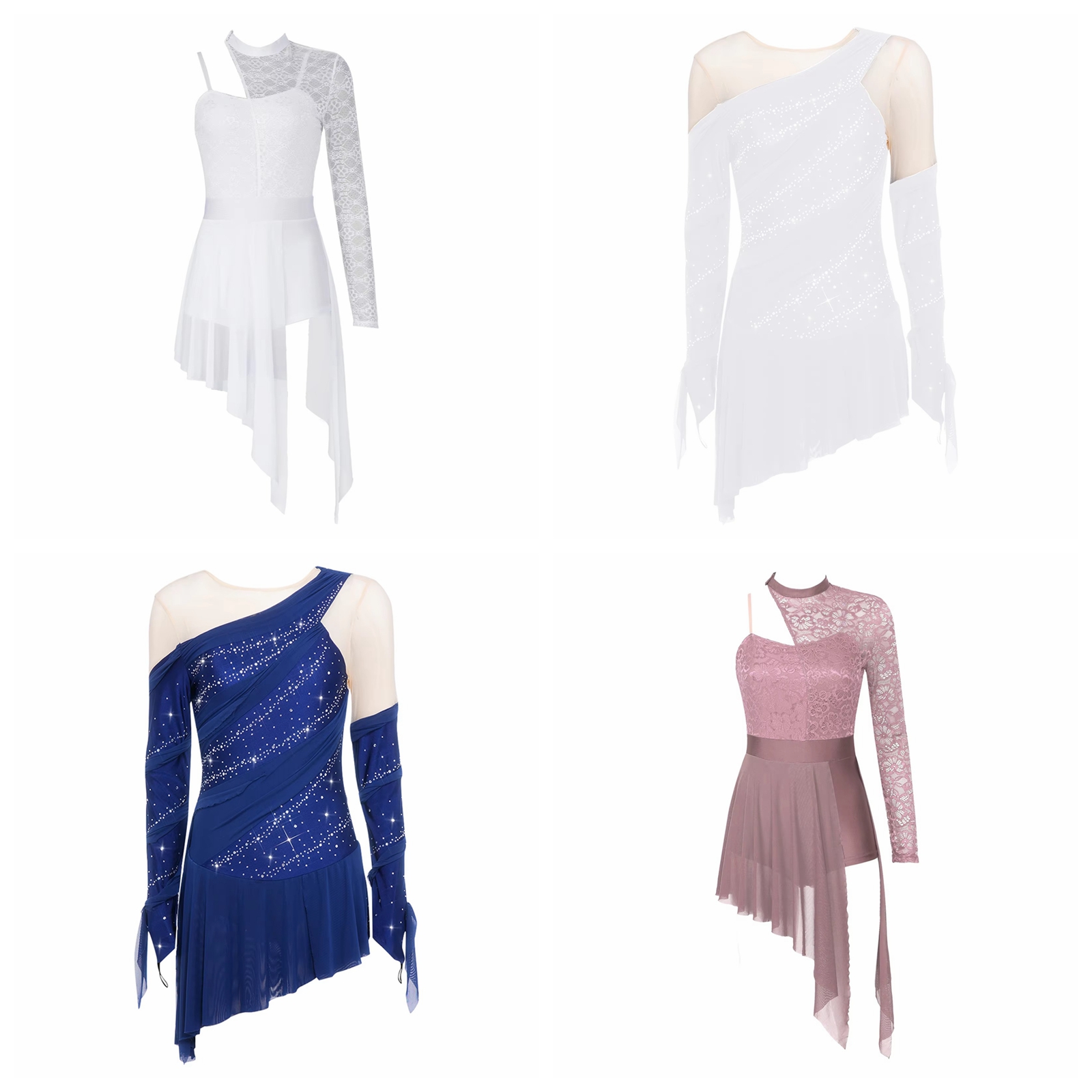 Women Rhinestone Lyrical Dance - Rhinestone Banding Trim ulasan dan harga