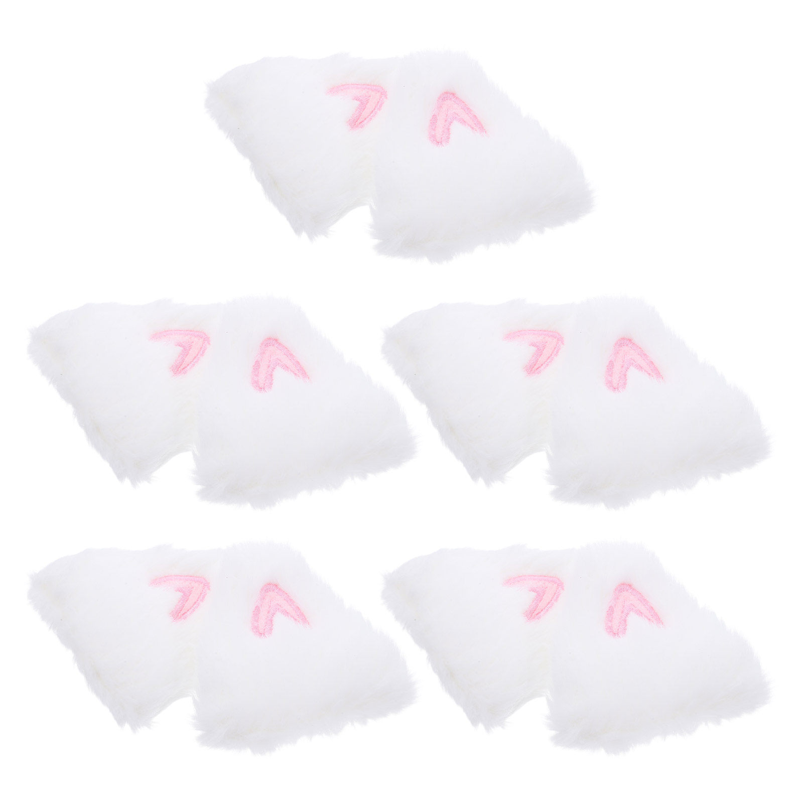 10Pcs Cute Bunny Ear Charms Vi - Craft Embellishments ulasan dan harga