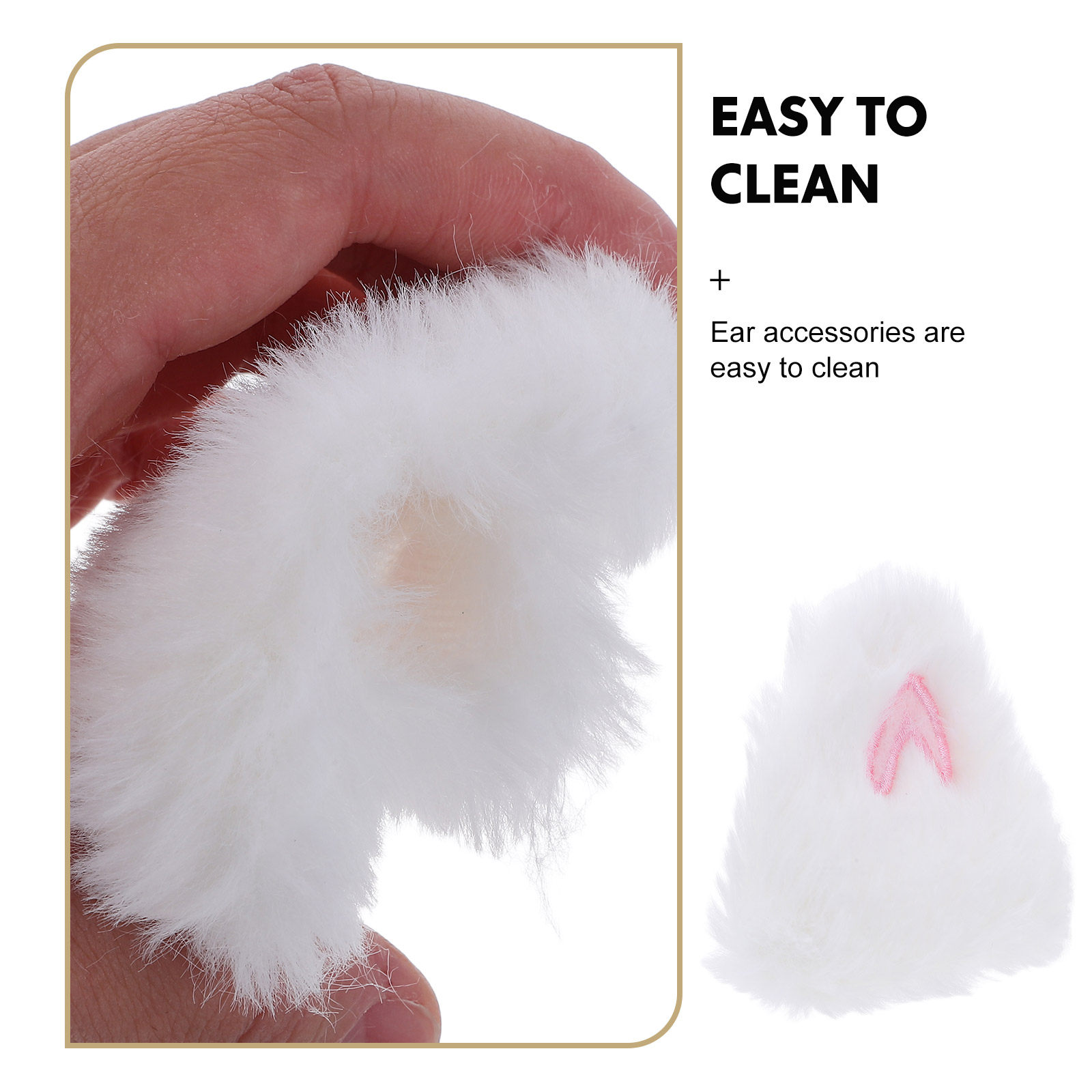 10Pcs Cute Bunny Ear Charms Vi - Craft Embellishments ulasan dan harga