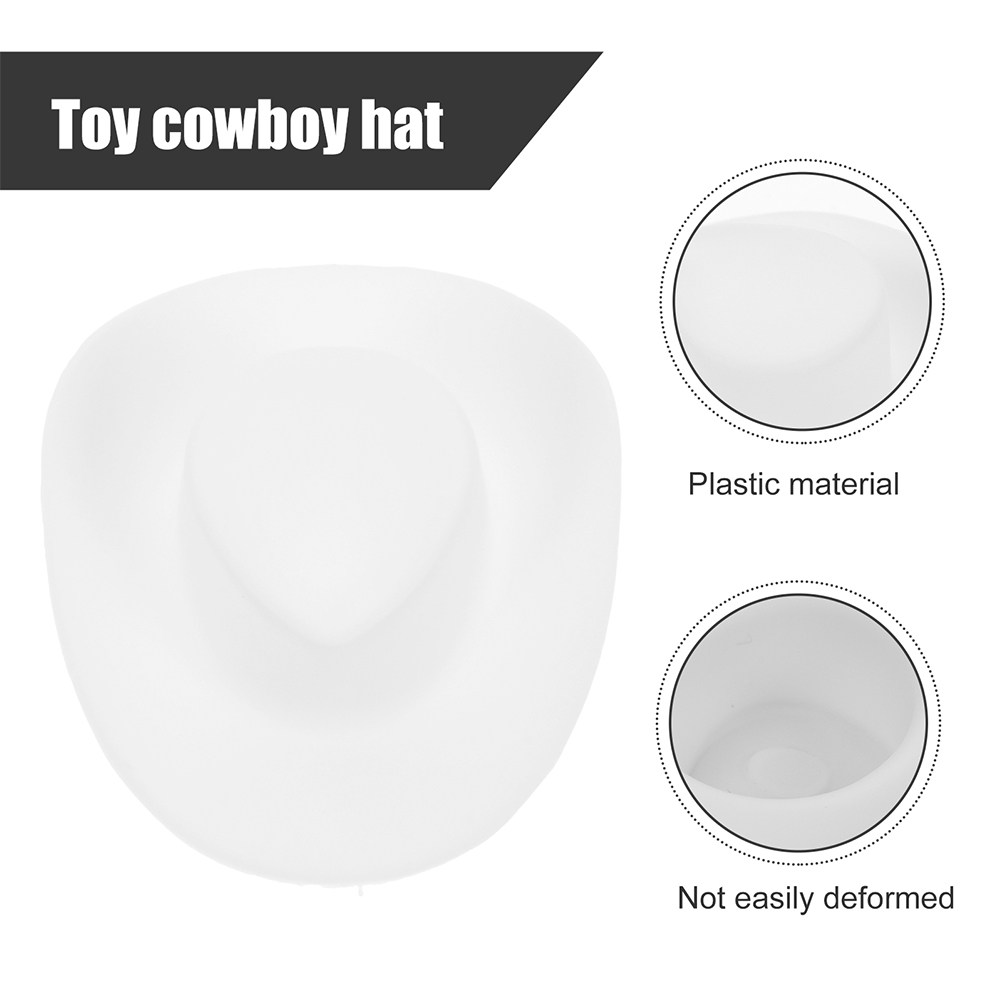 30Pcs Mini Cowboy Hats Decorat - Craft Embellishments ulasan dan harga
