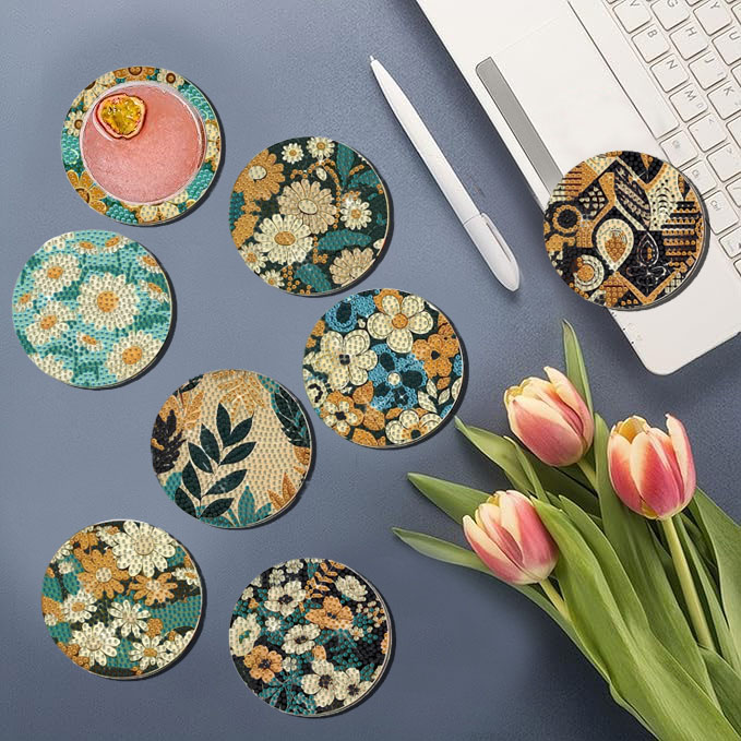8 Pieces DIY Diamond Painting  - Embellishment Crafts ulasan dan harga